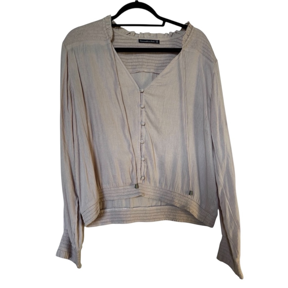 Abercrombie smocked top